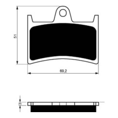 GOLDFREN SINTERBREMSBELZGE-MISCHUNG FUR YAMAHA 1100 P R S T V BULLDOG 02-06-ANGEBOT