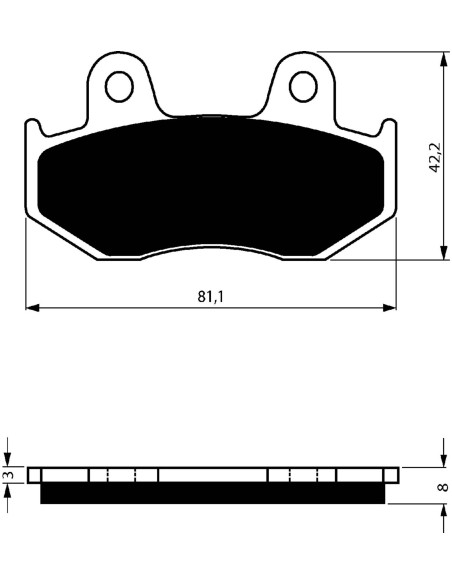 Goldfren Sint AD Bremsbelag passt fur Yamaha 450 YFZ VW RY RZ 06 12 Angebot