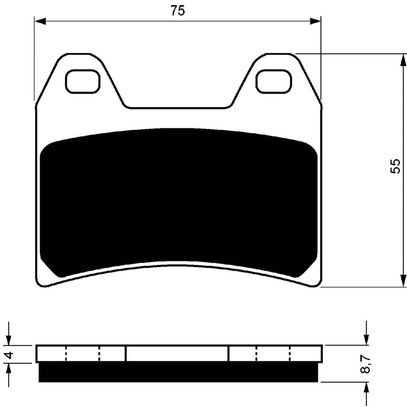 PLAQUETTES DE FREIN FRITTEES GOLDFREN COMPOSE GP6 APRILIA 1000 RST FUTURA 01-04-OFFERS