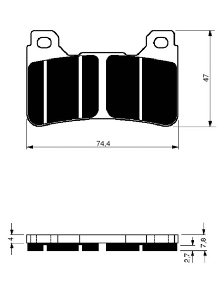 goldfren brake pad sint gp6 mount on honda 1000 cbr ra9 raa to rad fireblade 09 11 offer
