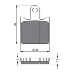 PASTILLAS DE FRENO SINTERIZADAS GOLDFREN GP6 COMPUESTO KAWASAKI 1000 Z B7F,B8F 07-08-OFERTA