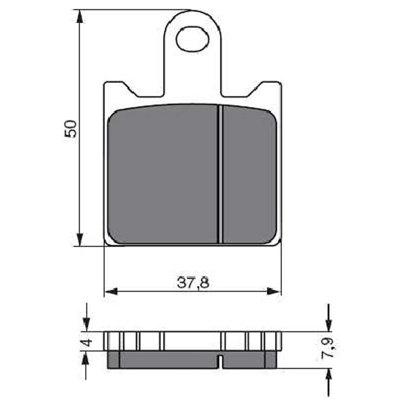 GOLDFREN SINTERBREMSBELZGE GP6 COMPOUND KAWASAKI 1000 Z B7F,B8F 07-08-ANGEBOT