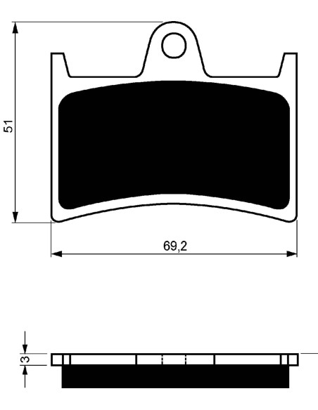 goldfren sint gp6 brake pad fits on yamaha yzf r6 08 16 offer
