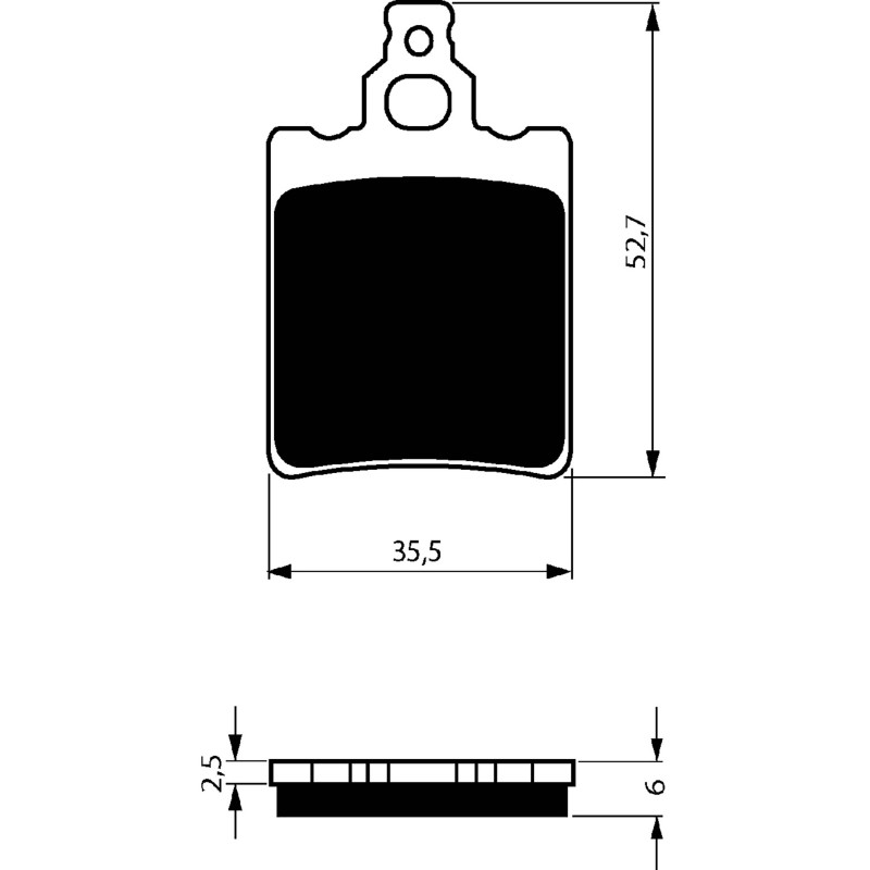 PLAQUETTES DE FREIN FRITTEES GOLDFREN COMPOSE K5 APRILIA 50 AF-1 88-OFFRE