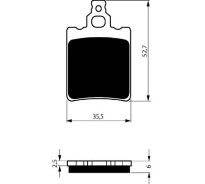 GOLDFREN PASTIGLIA FRENO SINTERIZZATA MESCOLA K5 APRILIA 50 AF-1 AE 86--OFFERTA