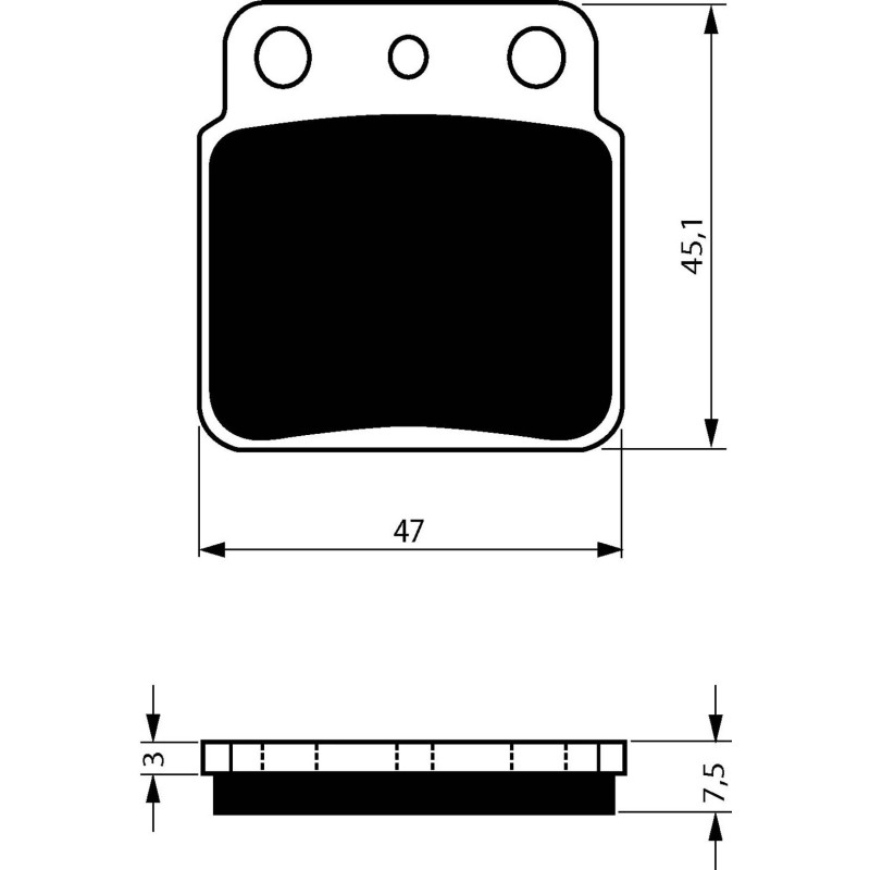 GOLDFREN SINTERBREMSBELZGE K5 ARCTIC COMPOUND CAT 400 DVX 04-08-ANGEBOT