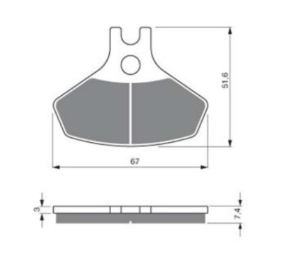 GOLDFREN SINTERBREMSBELZGE K5 COMPOUND CAN-AM 450 DS & 450 DS X 08-14-ANGEBOT