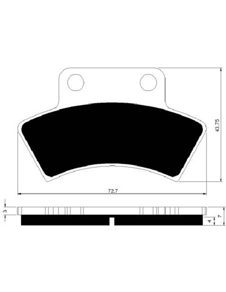 goldfren brake pad sint k5 mount on polaris 350 trail boss l 91 offer