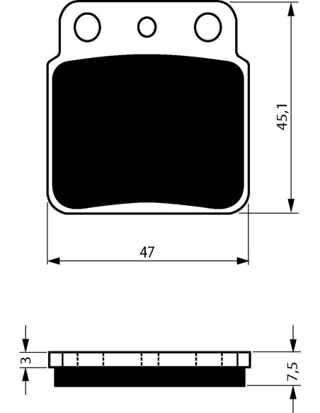 Plaquettes de frein Goldfren Sint K5 compatibles avec Suzuki 400 LT Z K3 K9 Quadsport 03-12