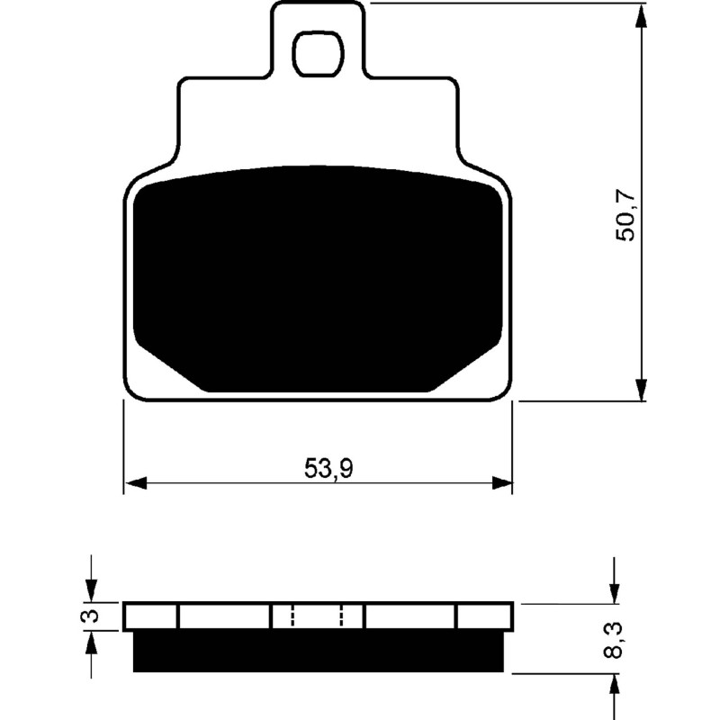 PLAQUETTES DE FREIN FRITTEES GOLDFREN COMPOSE S3 APRILIA 100 SCARABEO 00-09-OFFRE