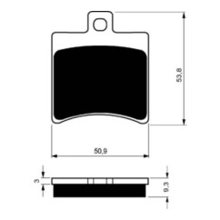 PASTILLAS DE FRENO SINTERIZADAS GOLDFREN S3 COMPUESTO APRILIA 125 ATLANTIC 03-10-OFERTA