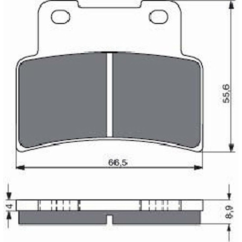 GOLDFREN PASTIGLIA FRENO SINTERIZZATA MESCOLA S3 APRILIA 750 DORSODURO 08-13-OFFERTA