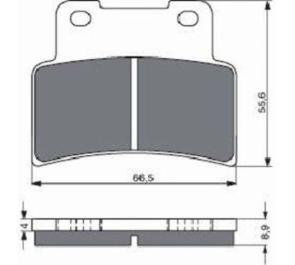 GOLDFREN SINTERED BRAKE PADS S3 COMPOUND APRILIA 750 DORSODURO 08-13-OFFER