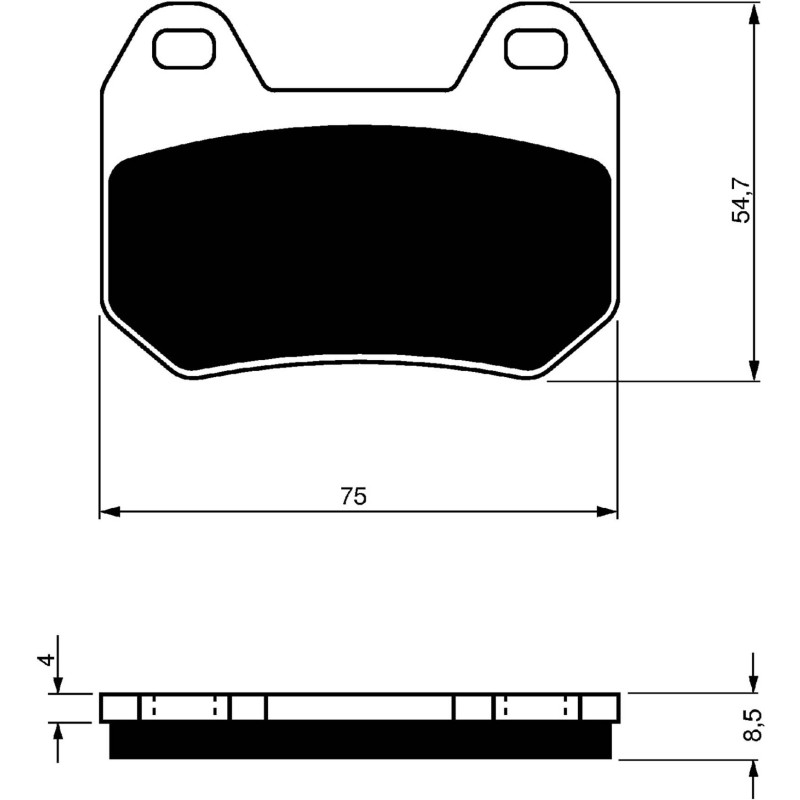 GOLDFREN PASTIGLIA FRENO SINTERIZZATA MESCOLA S3 BMW 1200 K LT 02-09-OFFERTA