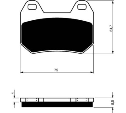 GOLDFREN PASTIGLIA FRENO SINTERIZZATA MESCOLA S3 BMW 1200 K LT 02-09-OFFERTA