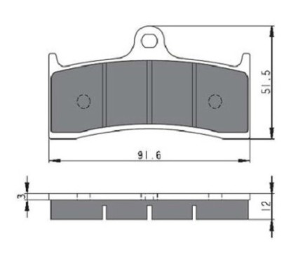 PLAQUETTES DE FREIN FRITTEES GOLDFREN COMPOSE S3 BUELL X1 LIGHTNING M2 CYCLONE 98-05-OFFRE