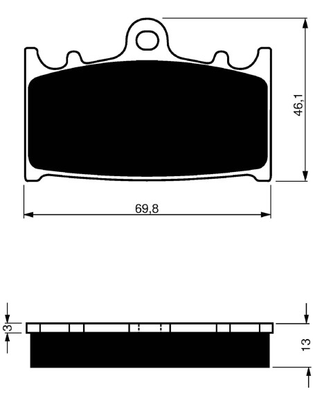 Goldfren Bremsbelag Sint S3 Montage auf Suzuki 1250 GSX FA 10 12 Angebot