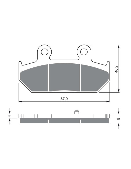 goldfren brake pad sint s3 mount on suzuki 250 an ms ss skywave 07 08 offer