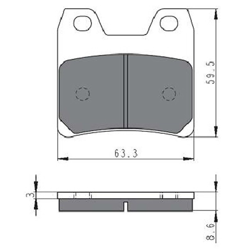 GOLDFREN SINTERED BRAKE PADS S3 COMPOUND YAMAHA 1000 FZS FAZER 01-05-OFFER