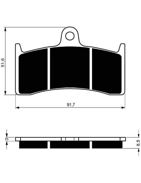 goldfren sint gp6 brake pad fits on yamaha 750 yzf r7 99 01 offer cod126gp6