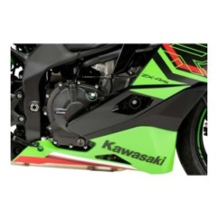 PUIG TRACK ENGINE CRANKCASE PROTECTION FOR KAWASAKI ZX-4R NINJA 2024 CHAMPIONSHIP BLACK