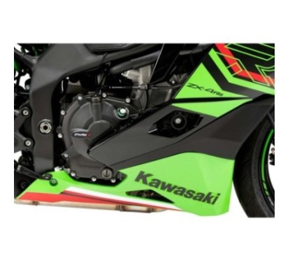 PROTECCION CARTER MOTOR TRACK PUIG PARA KAWASAKI ZX-4R NINJA CAMPEONATO 2024 NEGRO