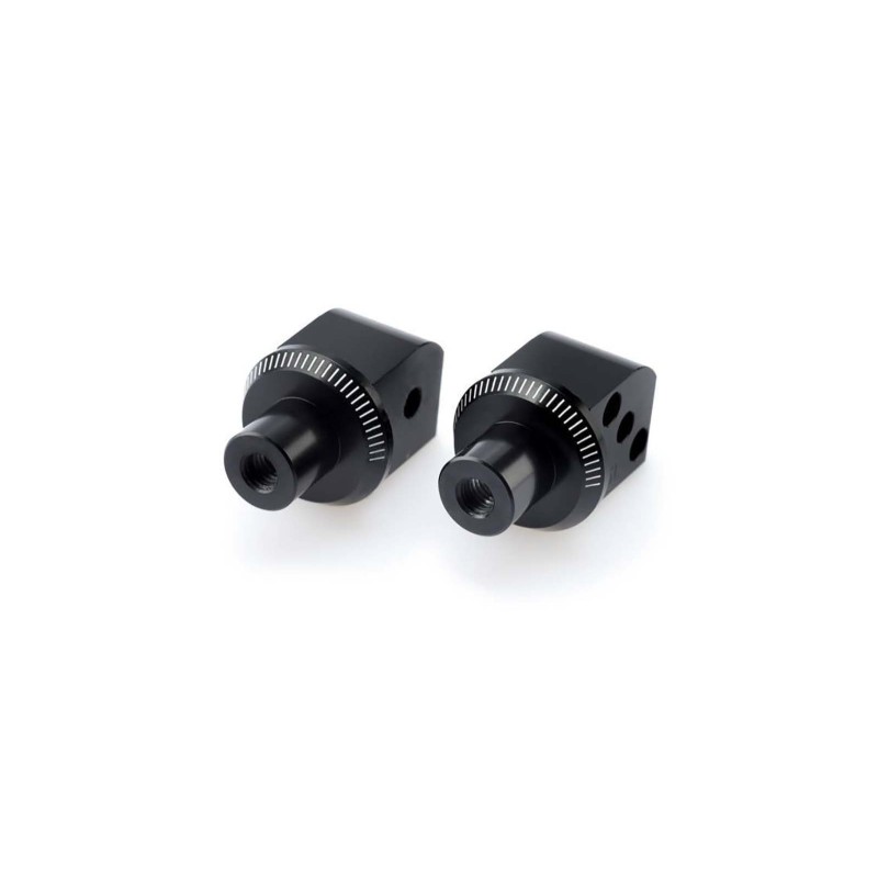 PUIG POGG ADAPTERS KAWASAKI ZX-4R NINJA 2024 PASSENGER FIXES BLACK