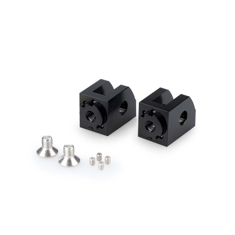 PUIG ADAPTADORES REPOSAPIES CONDUCTOR AJUSTABLE YAMAHA MT-10 16-21 NEGRO