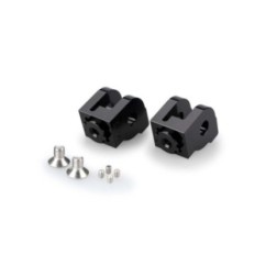 ADAPTADORES PUIG POGG TUBOS DE PASAJERO AJUSTABLES DUCATI DESERT X 22-24 NEGRO