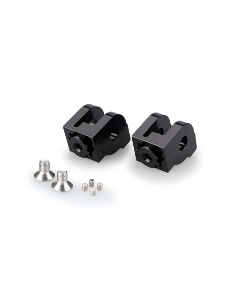 Puig verstellbare Fahrerrastenadapter Ducati Multistrada V4 21 24 schwarz