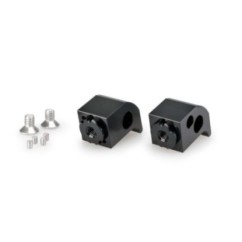 ADAPTADORES PUIG POGG TUBOS DE PASAJERO AJUSTABLES YAMAHA TRACER 7 21-24 NEGRO