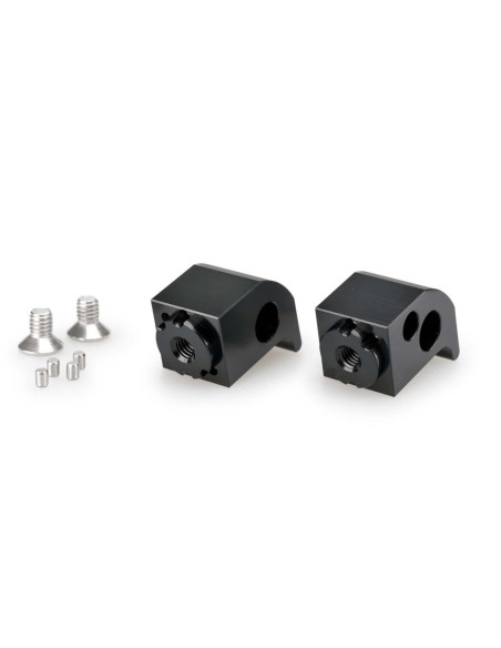 Adaptateurs Puig pour repose-pieds passager reglables Yamaha Tracer 7 21 25 noir