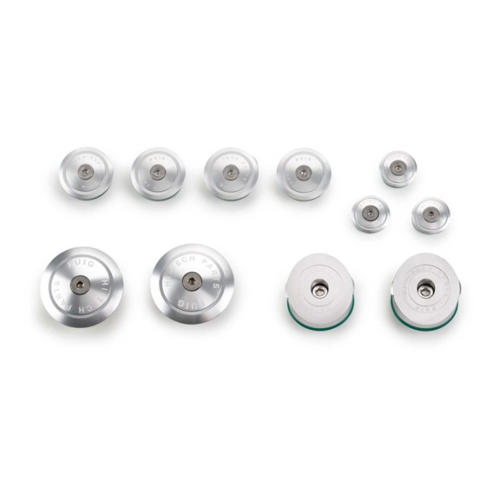 PUIG ALUMINUM FRAME CAPS FOR BMW R1250 GS 18-24 SILVER