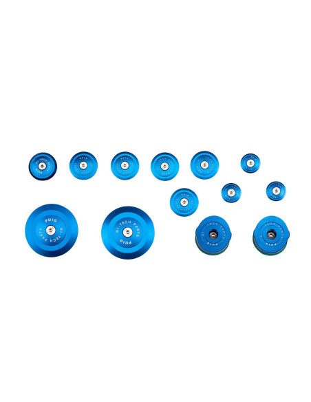 Puig Aluminium-Rahmenkappen fur BMW R1250 R 18 24 blau
