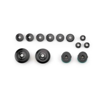 PUIG ALUMINUM FRAME CAPS BMW R1250 R 18-23 BLACK