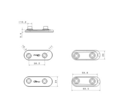 PUIG TAPPO FOR SPECCHIETTO BMW S1000 RR 2023 NOIR