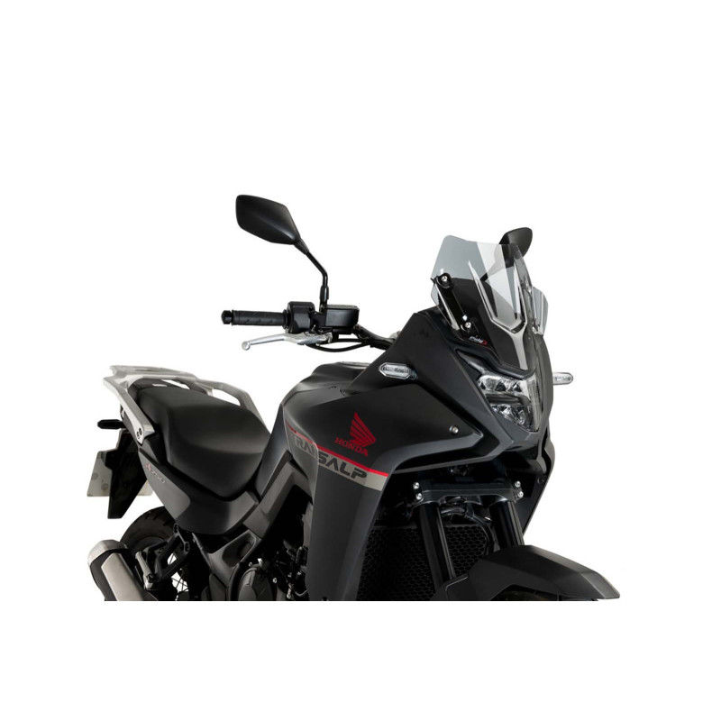 puig sport windshield for honda xl750 transalp 23 24 light smoke