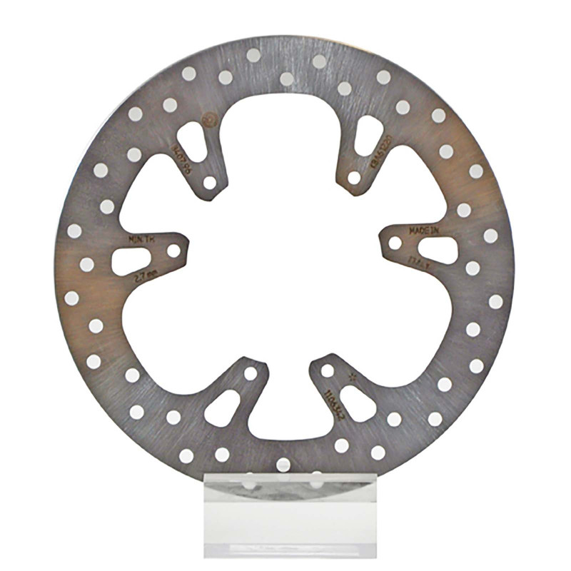 brembo fixed front brake disc gold for hm cre 95 01