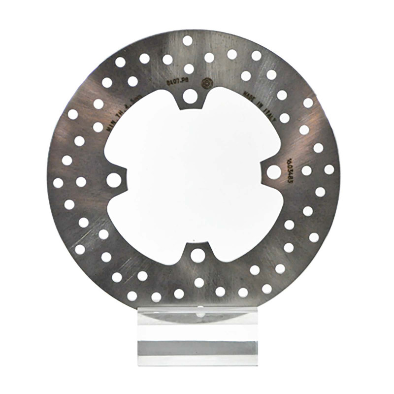 brembo fixed rear brake disc gold for kawasaki zx 6r 13 15