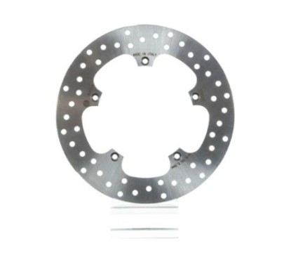 DISCO DE FRENO FIJO TRASERO BREMBO ORO PEUGEOT METROPOLIS 13-17