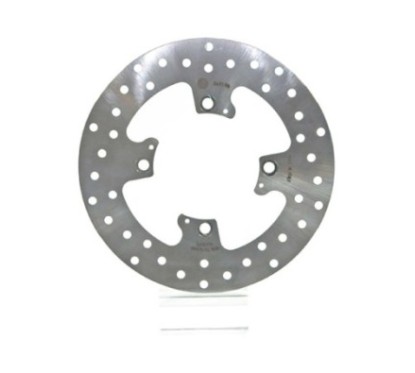 BREMBO GOLD REAR FIXED BRAKE DISC TRIUMPH BONNEVILLE BOBBER 17-20