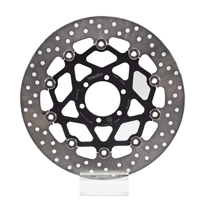 brembo front floating brake disc gold for ducati monster s2r 05 06