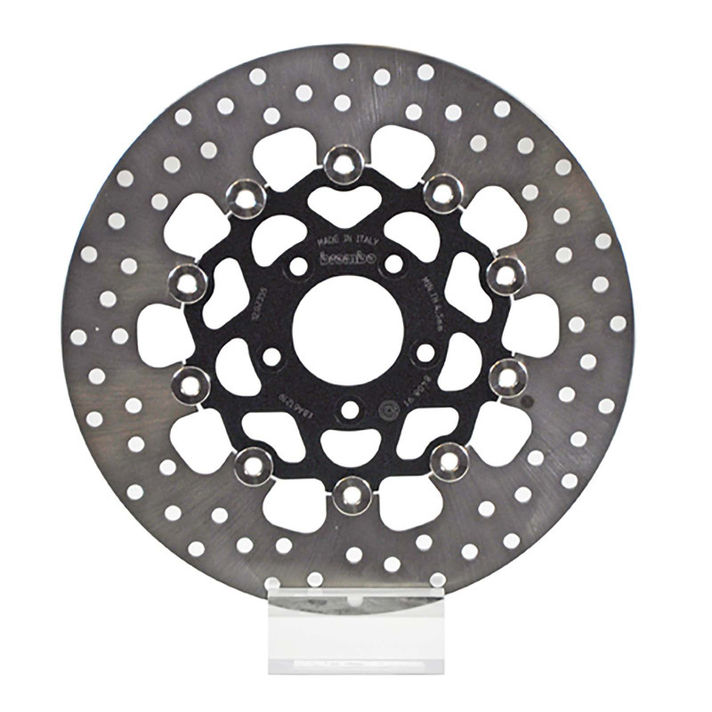 brembo floating brake disc front gold for harley d fls softail slim 12 14