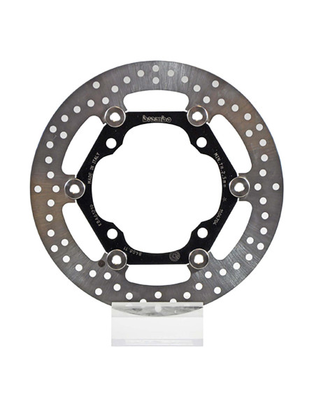 brembo floating brake disc front gold for kawasaki klx 09 18