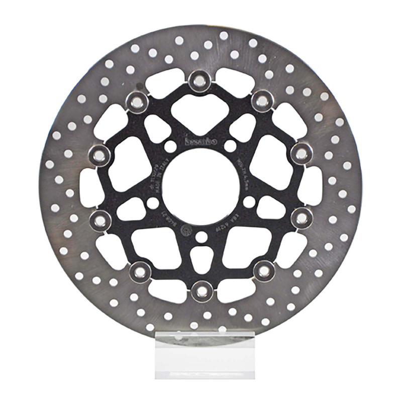 brembo front floating brake disc gold for suzuki gsx f 03 06