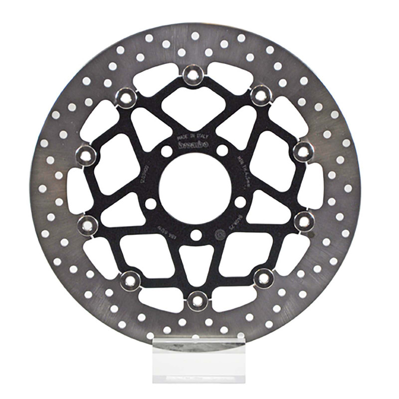 brembo front floating brake disc gold for suzuki gsx r 01 02