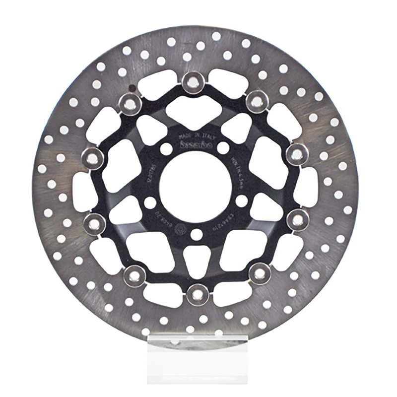 brembo front floating brake disc gold for suzuki sv n 99 02