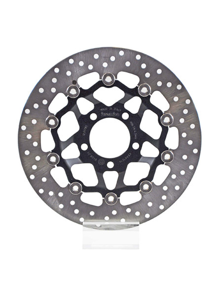 brembo front floating brake disc gold for suzuki sv n 99 02