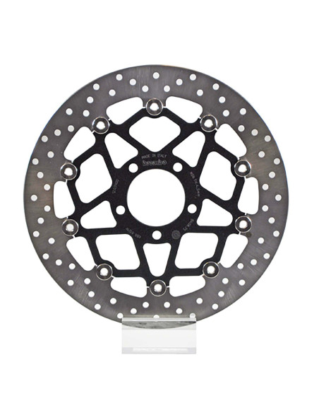 brembo front floating brake disc gold for suzuki tl r 98 02