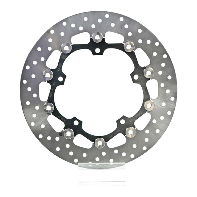 brembo front floating brake disc gold for yamaha mt 03 2020